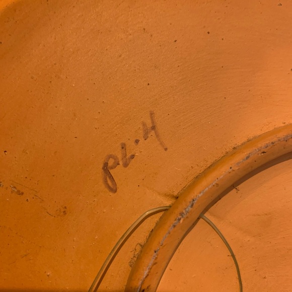 Beautiful Clay Hand Painted Plate.. - Picture 2 of 5